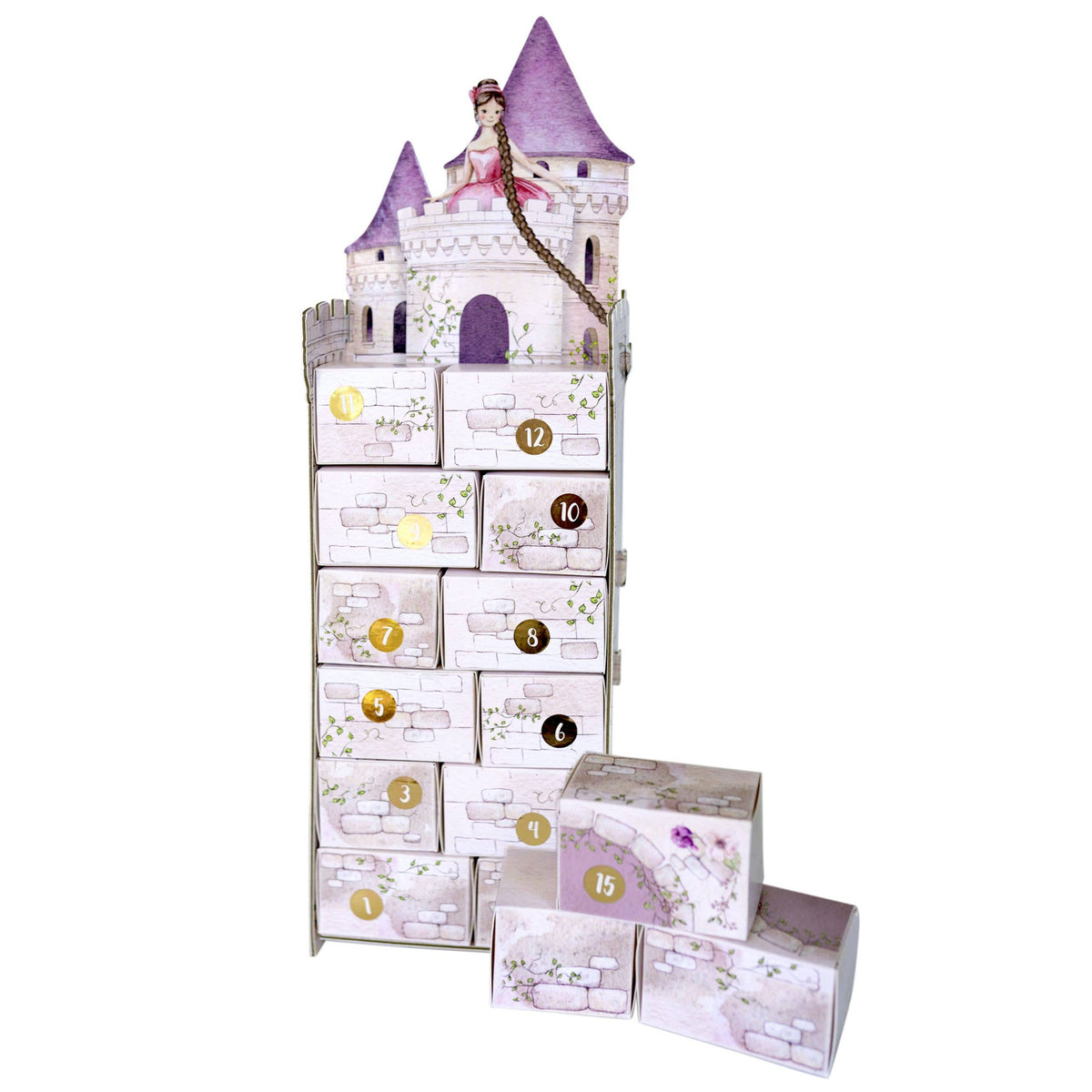 Adventskalender Bastelset - Rapunzels Turm