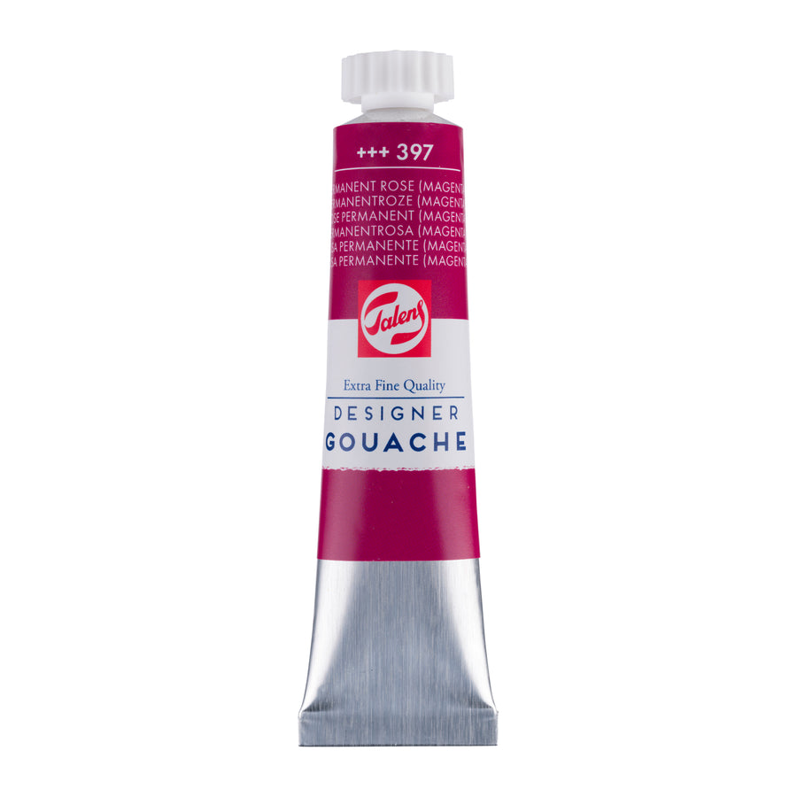 Talens Gouache Extra Fine Quality Tube 20 ml Permanentrosa (Magenta) 397