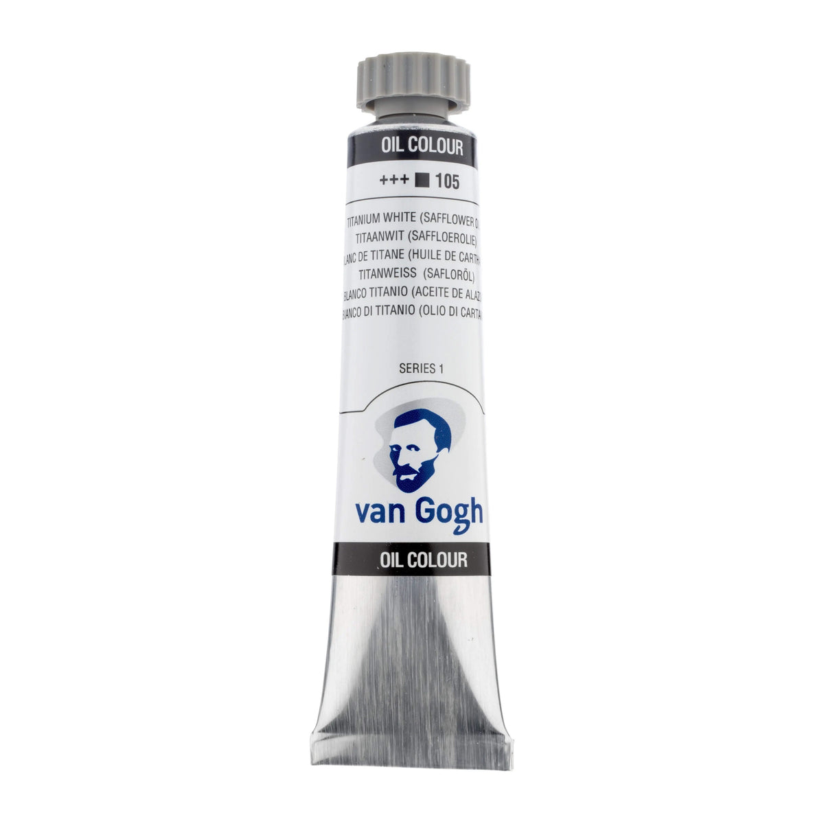 Van Gogh Ölfarbe Tube 20 ml Titanweiß (Safloröl) 105 - Kidis Art