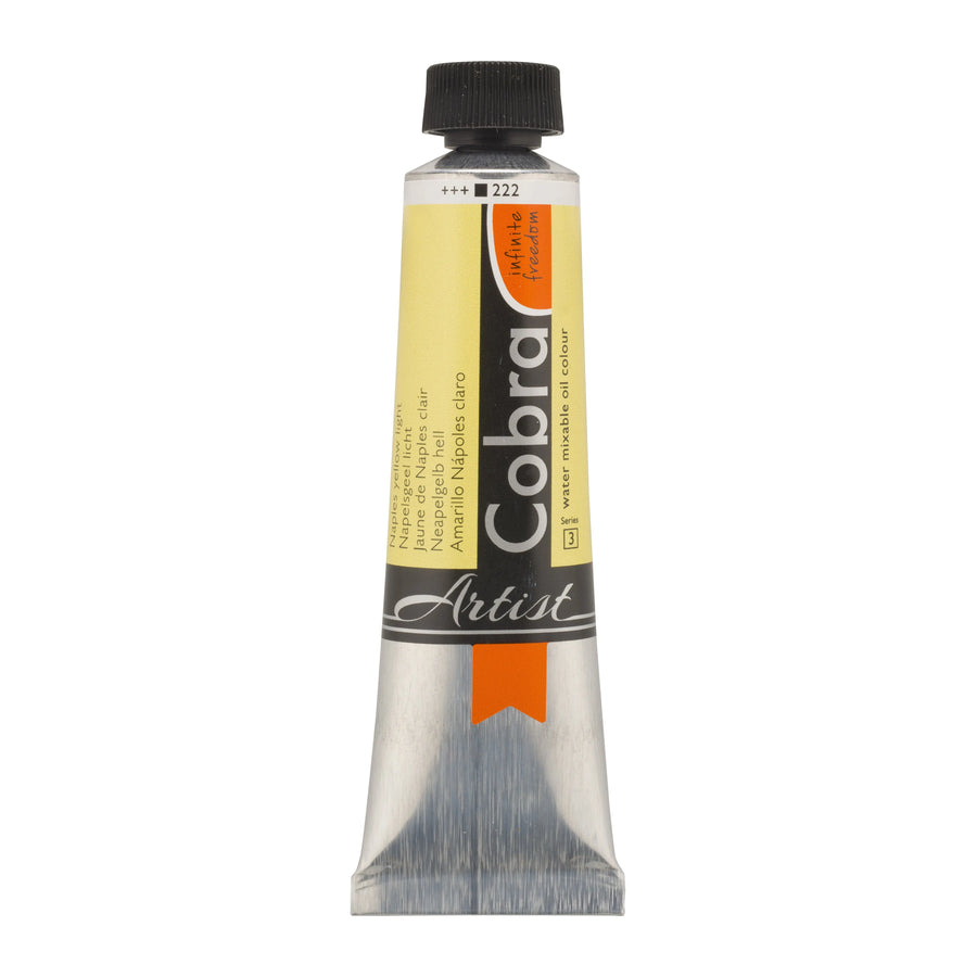 Cobra Artist Wassermischbare Ölfarbe Tube 150 ml Neapelgelb Hell 222
