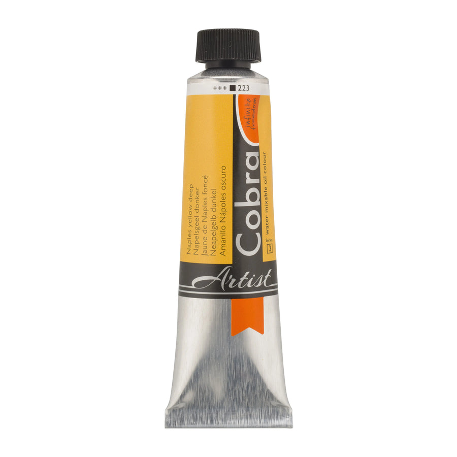 Cobra Artist Wassermischbare Ölfarbe Tube 40 ml Neapelgelb Dunkel 223