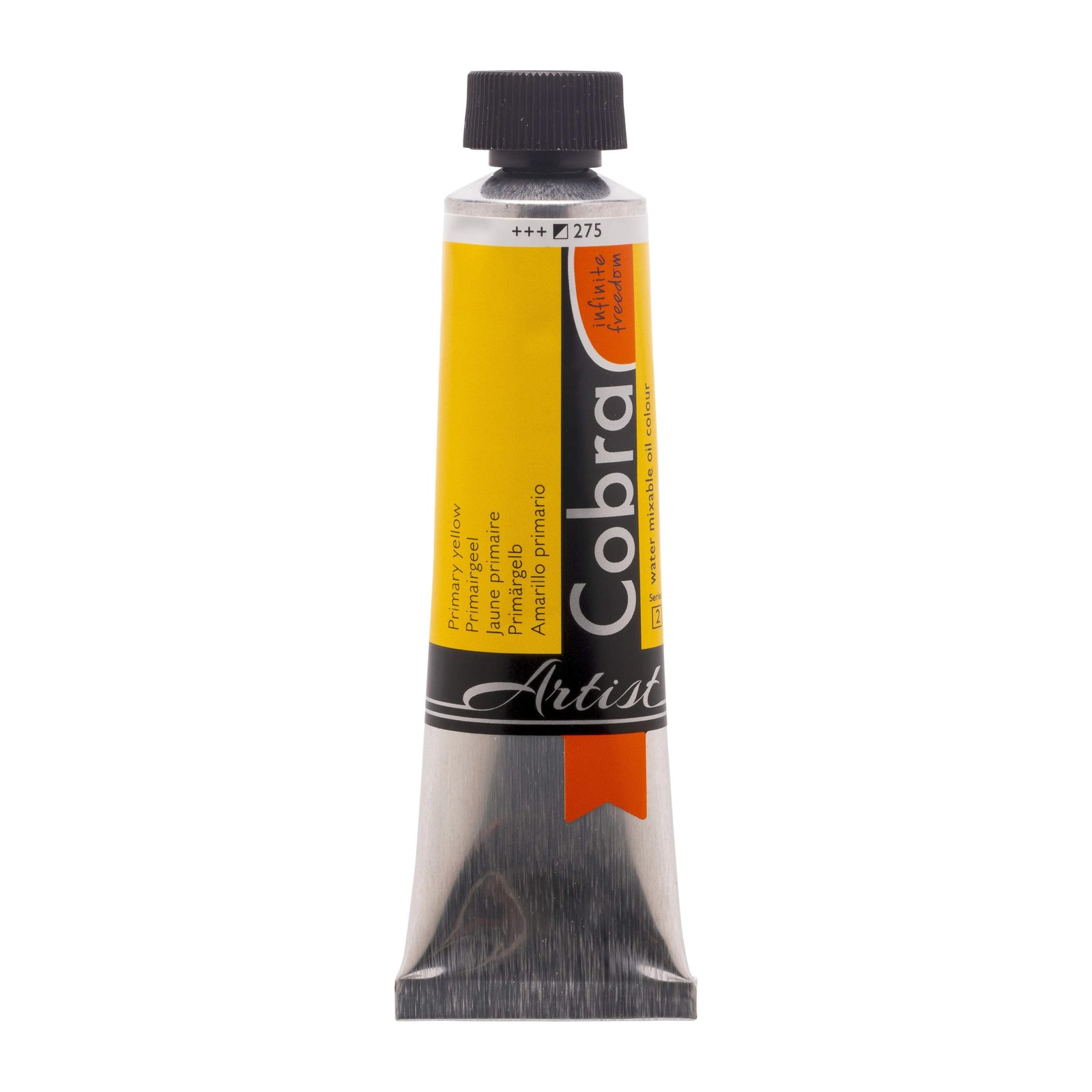 Cobra Artist Wassermischbare Ölfarbe Tube 40 ml Primärgelb 275 - Kidis Art