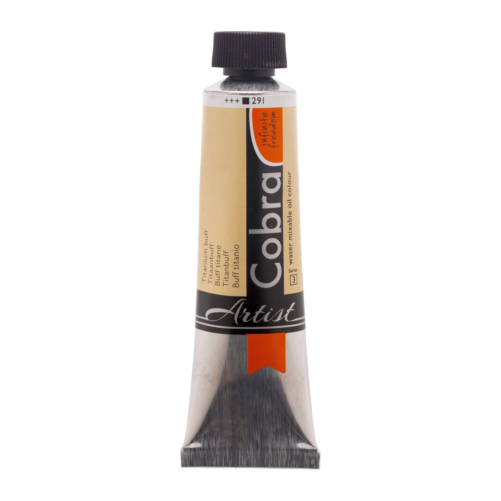 Cobra Artist Wassermischbare Ölfarbe Tube 40 ml Titanbuff 291 - Kidis Art