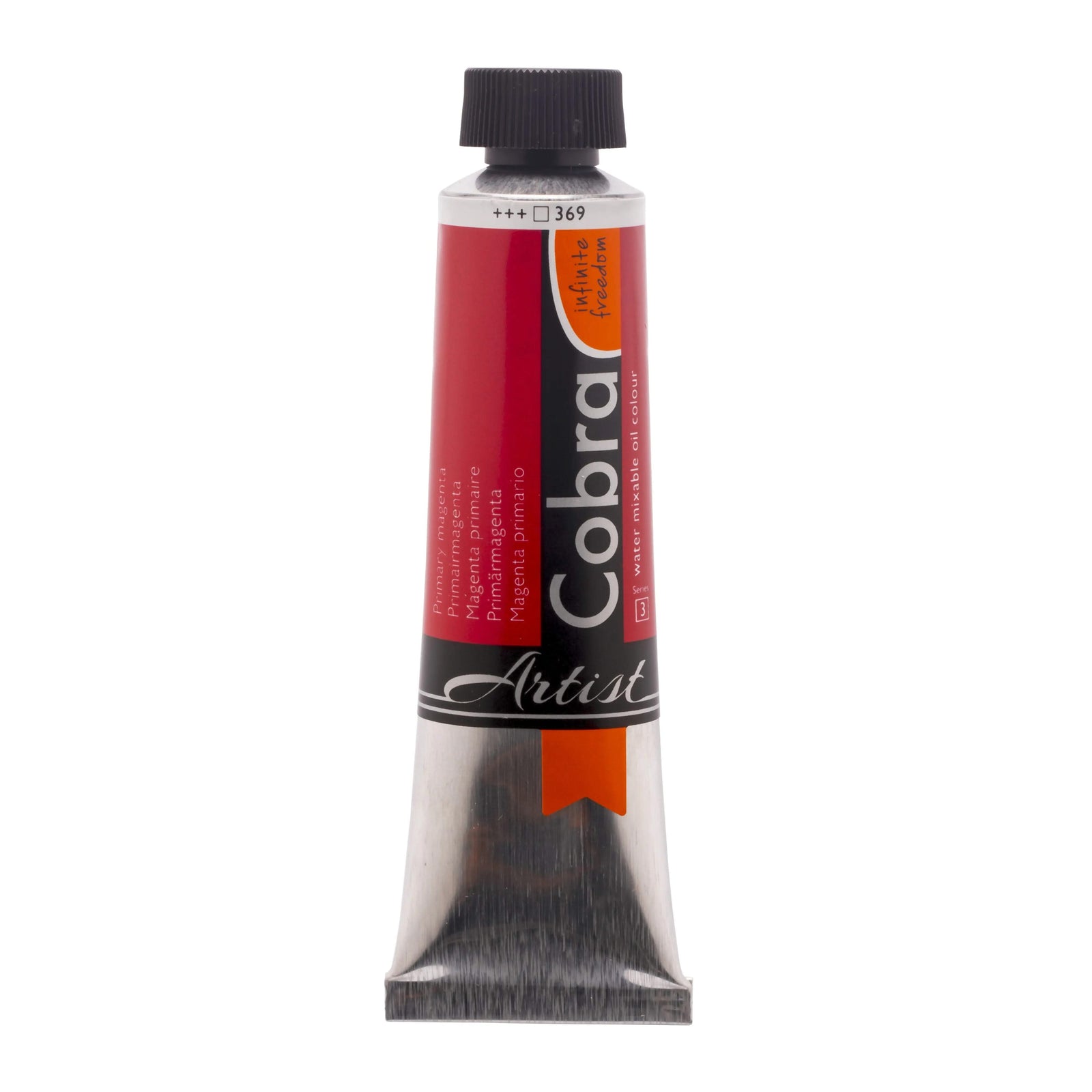 Cobra Artist Wassermischbare Ölfarbe Tube 40 ml Primärmagenta 369 - Kidis Art