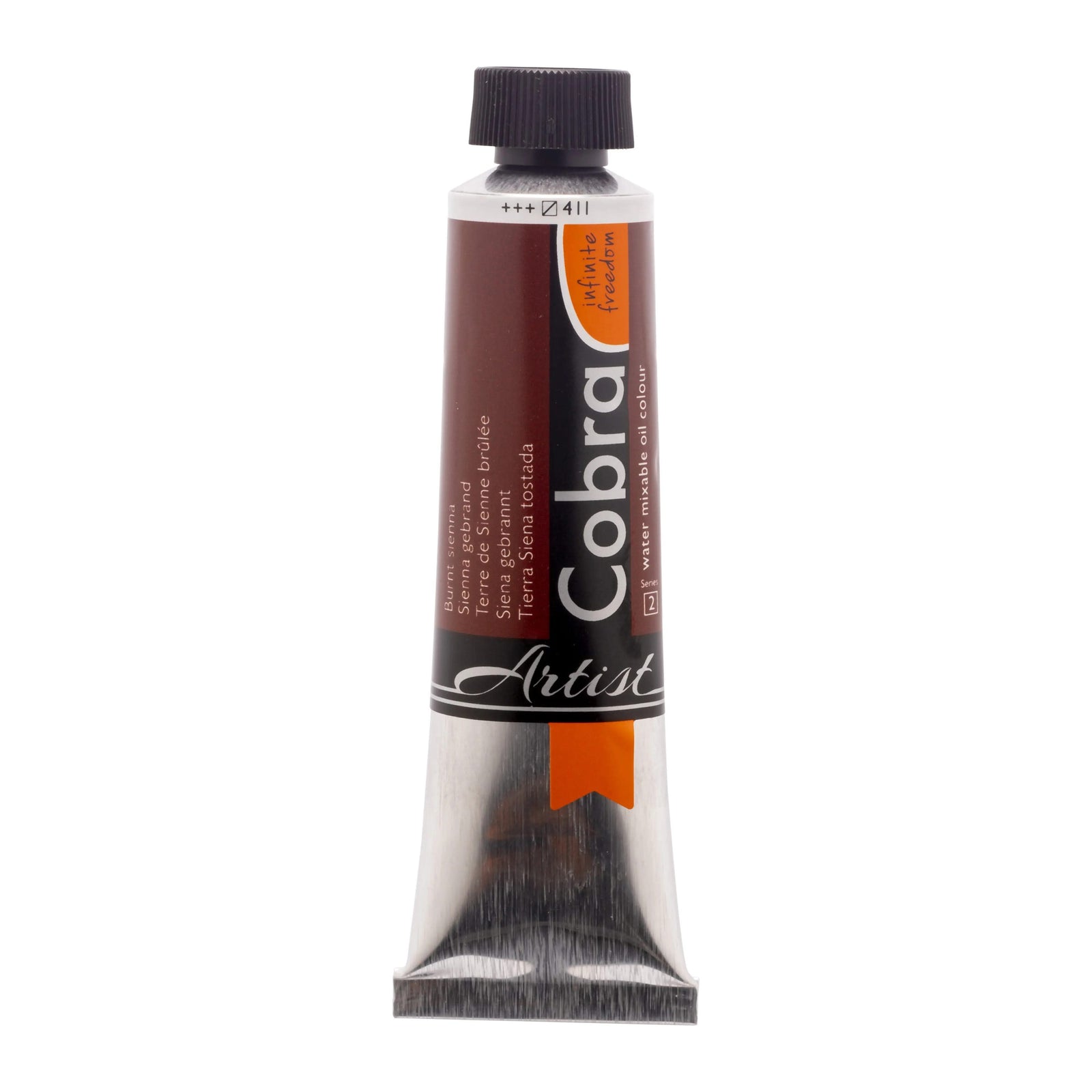 Cobra Artist Wassermischbare Ölfarbe Tube 40 ml Siena Gebrannt 411 - Kidis Art