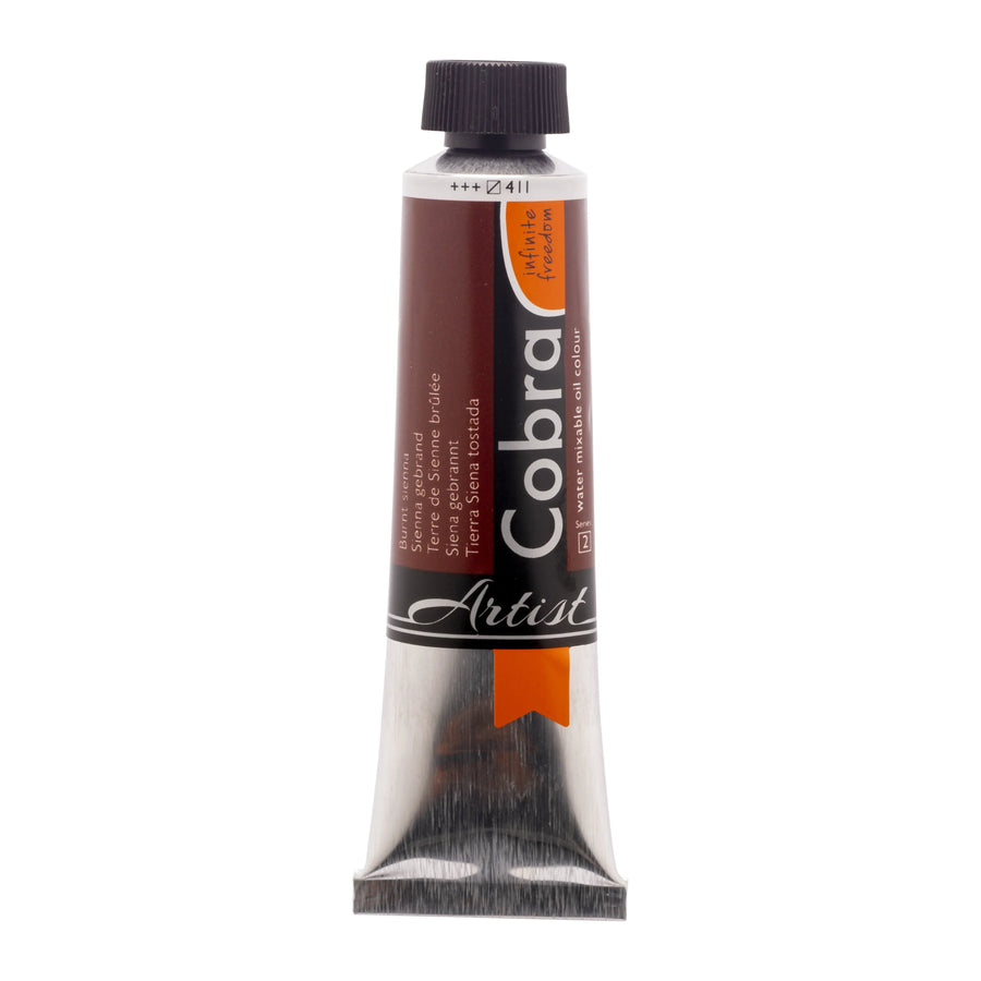Cobra Artist Wassermischbare Ölfarbe Tube 150 ml Siena Gebrannt 411