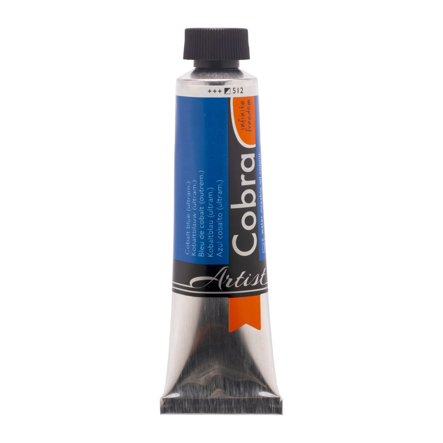 Cobra Artist Wassermischbare Ölfarbe Tube 150 ml Kobaltblau (Ultramarin) 512