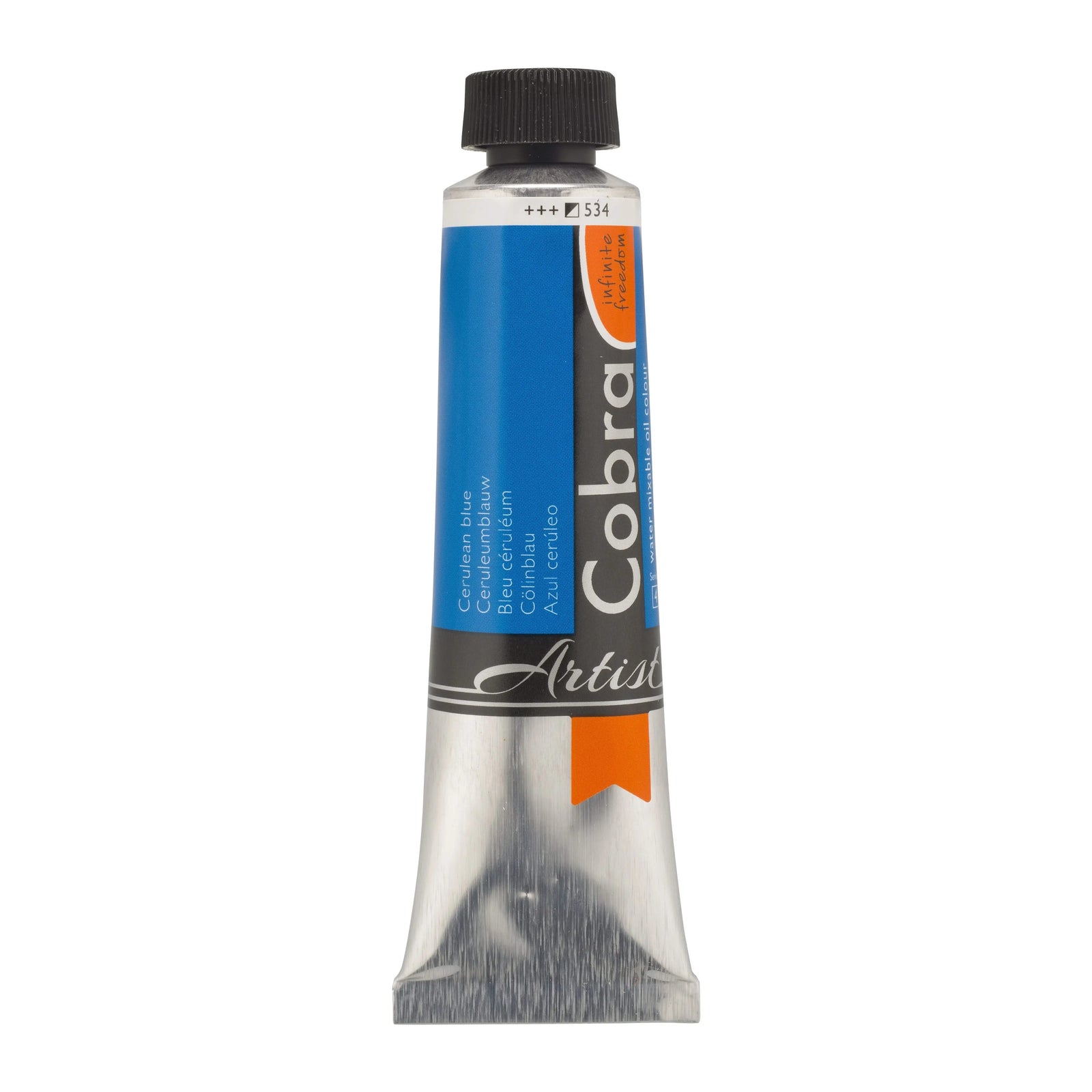 Cobra Artist Wassermischbare Ölfarbe Tube 150 ml Cölinblau 534 - Kidis Art