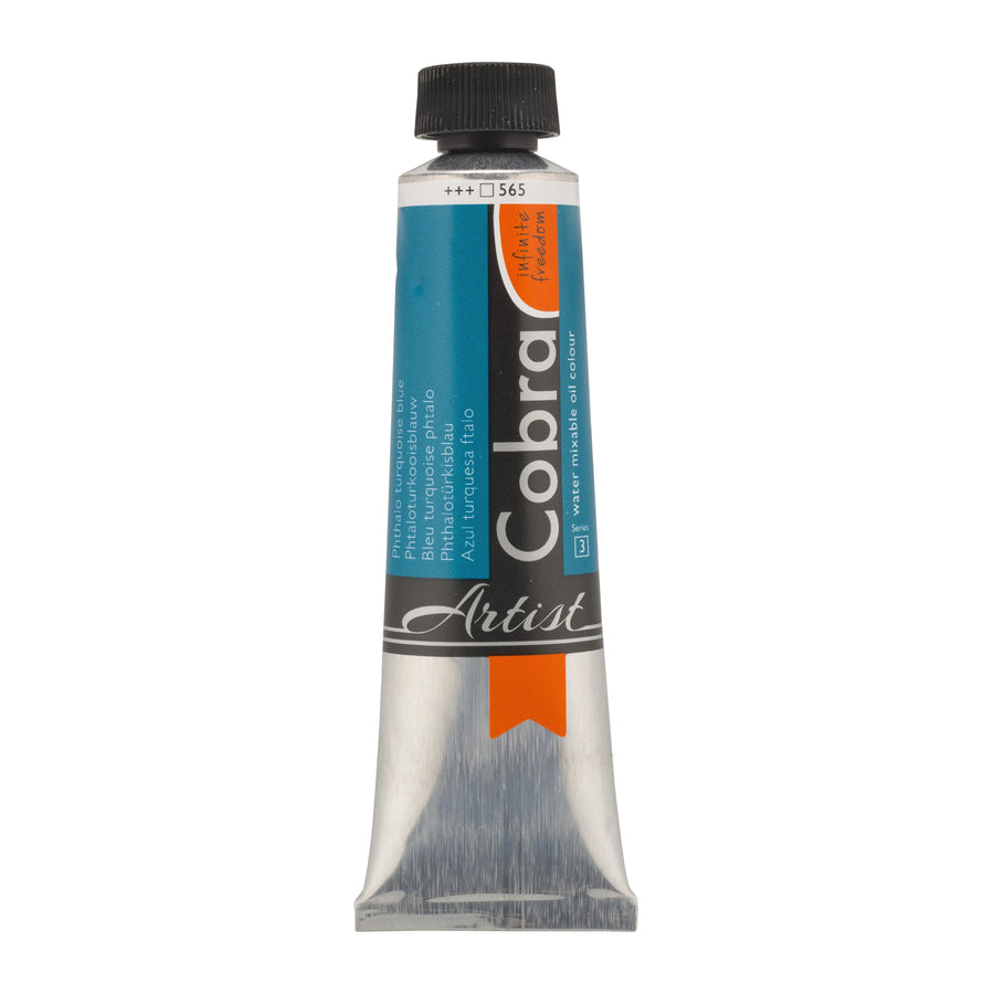 Cobra Artist Wassermischbare Ölfarbe Tube 40 ml Phthalotürkisblau 565
