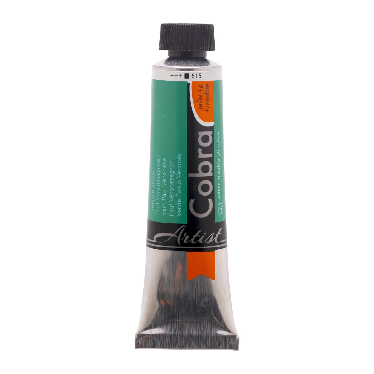 Cobra Artist Wassermischbare Ölfarbe Tube 150 ml Paul Veronesegrün 615 - Kidis Art