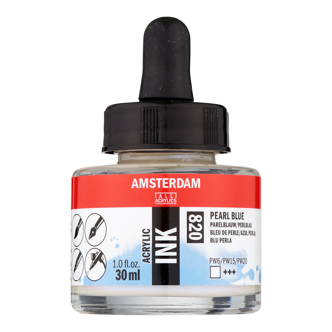 Amsterdam Acrylic Tinte Flasche 30 ml Perlblau 820