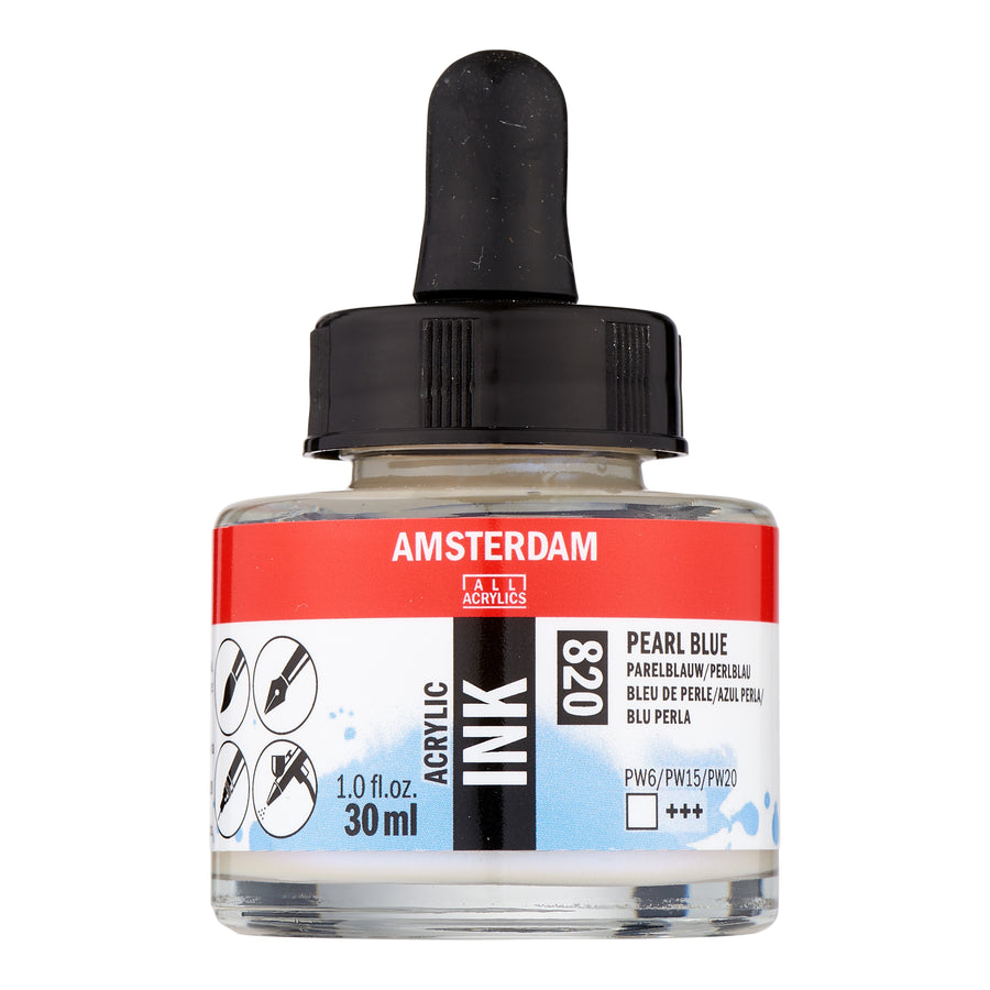 Amsterdam Acrylic Tinte Flasche 30 ml Perlblau 820
