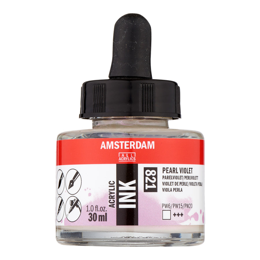 Amsterdam Acrylic Tinte Flasche 30 ml Perlviolett 821