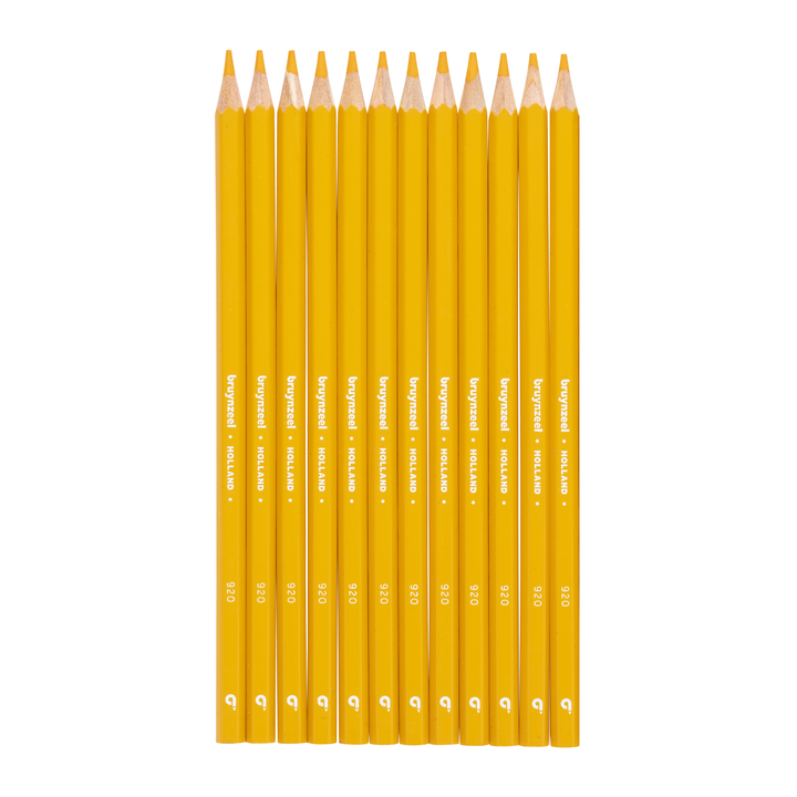 Crayons de couleur Bruynzeel Super en jaune