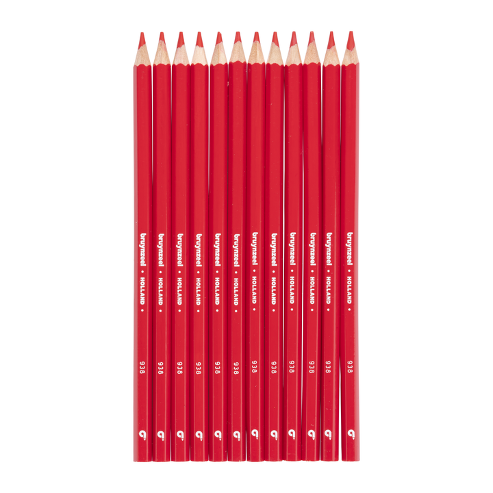 Crayons de couleur super Bruynzeel en carmin