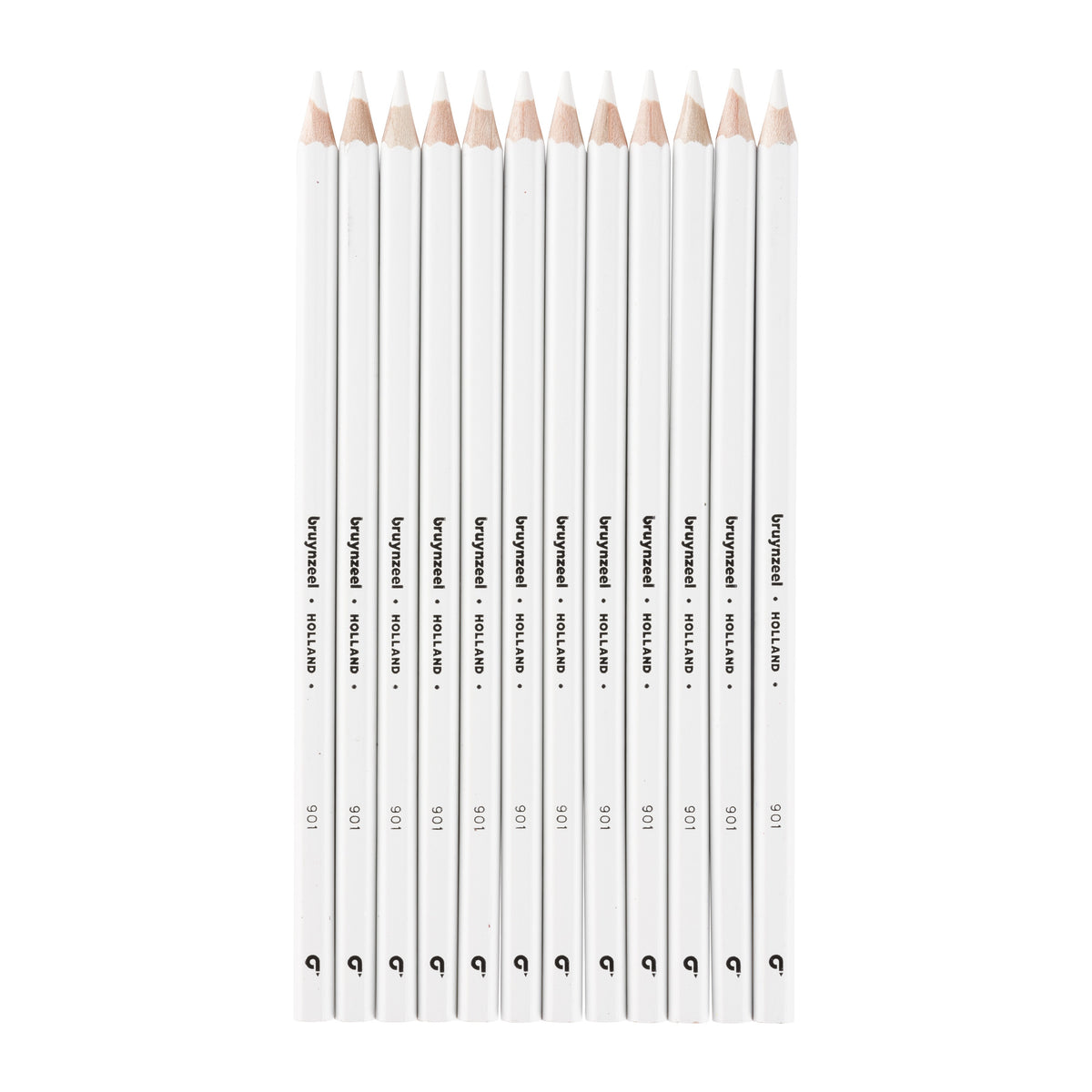 Crayons de couleur Bruynzeel Super en blanc
