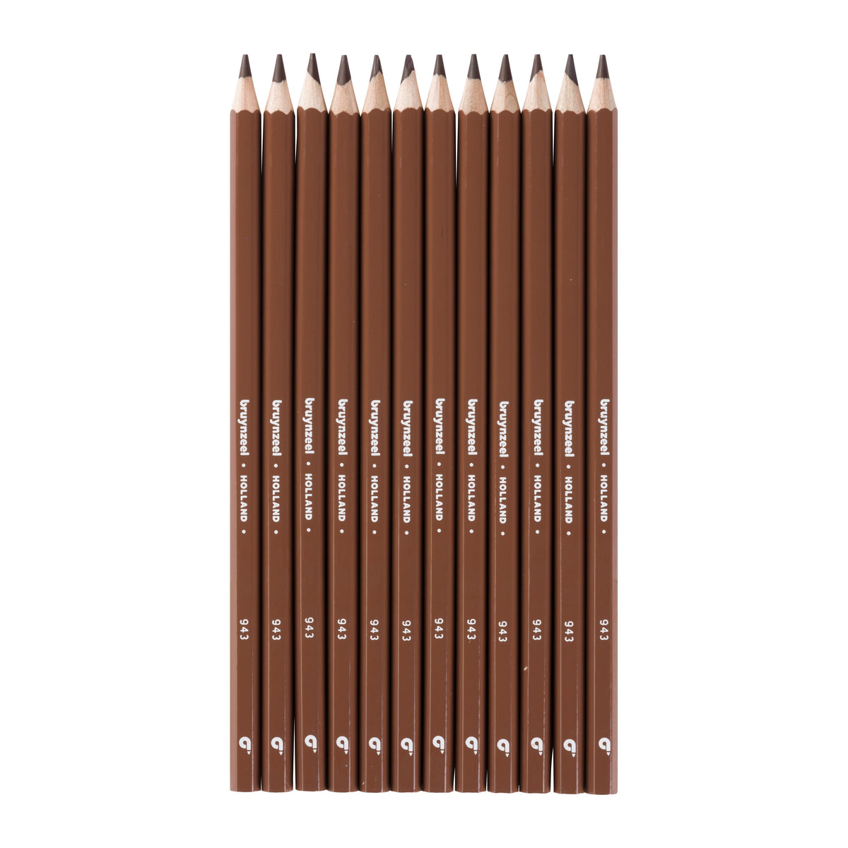 Crayons de couleur Bruynzeel Super en brun foncé