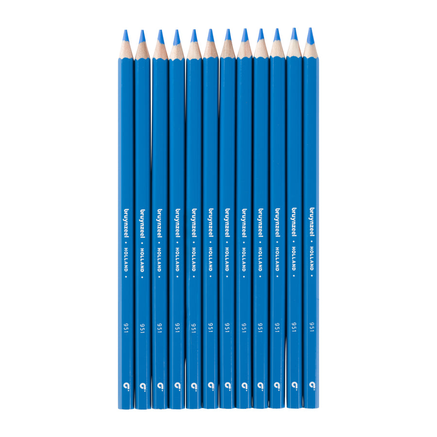 Bruynzeel Super Farbstifte in Hellblau 12er Set