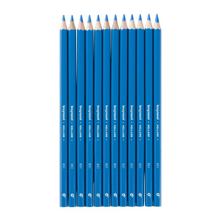 Crayons de couleur Bruynzeel Super en bleu clair
