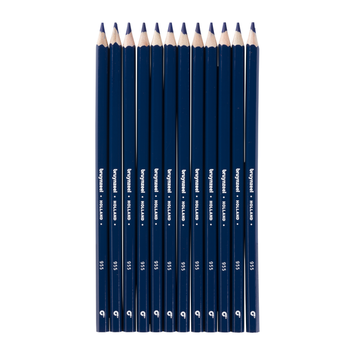 Crayons de couleur Bruynzeel Super en bleu cobalt