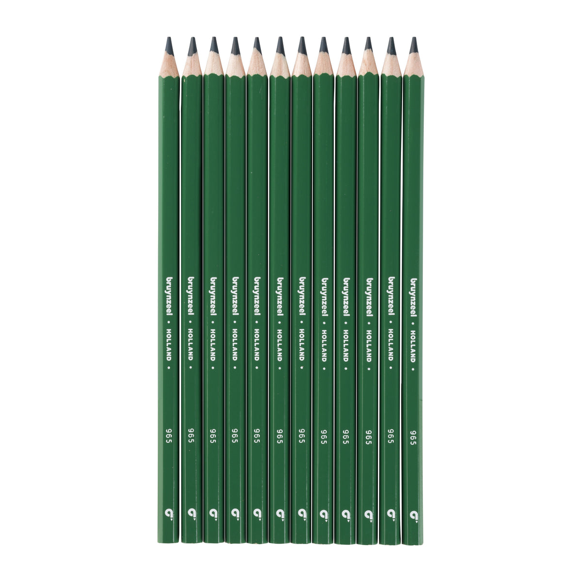 Crayons de couleur Bruynzeel Super en vert mousse