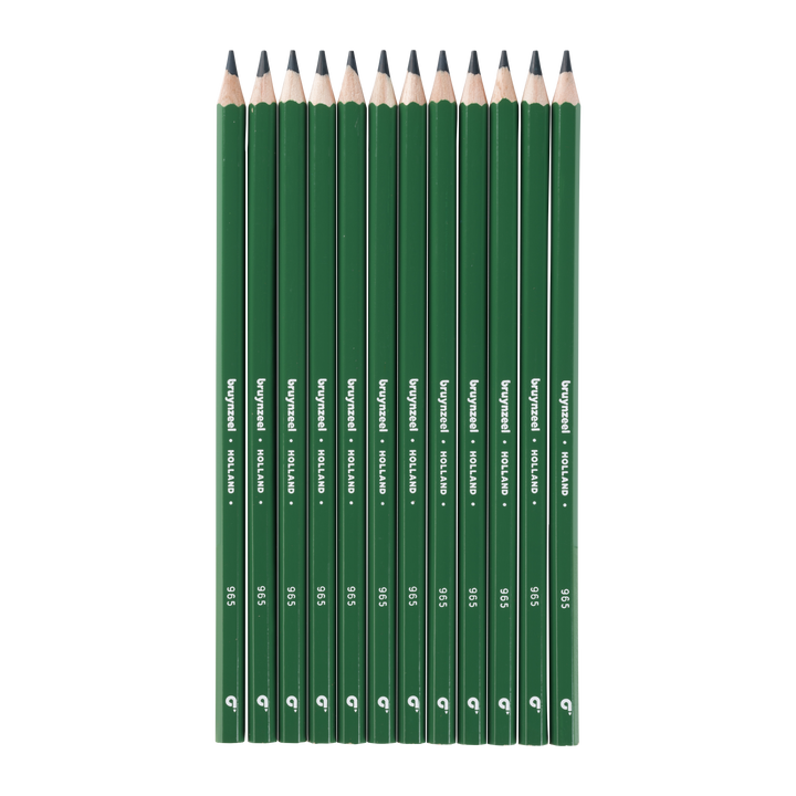 Crayons de couleur Bruynzeel Super en vert mousse