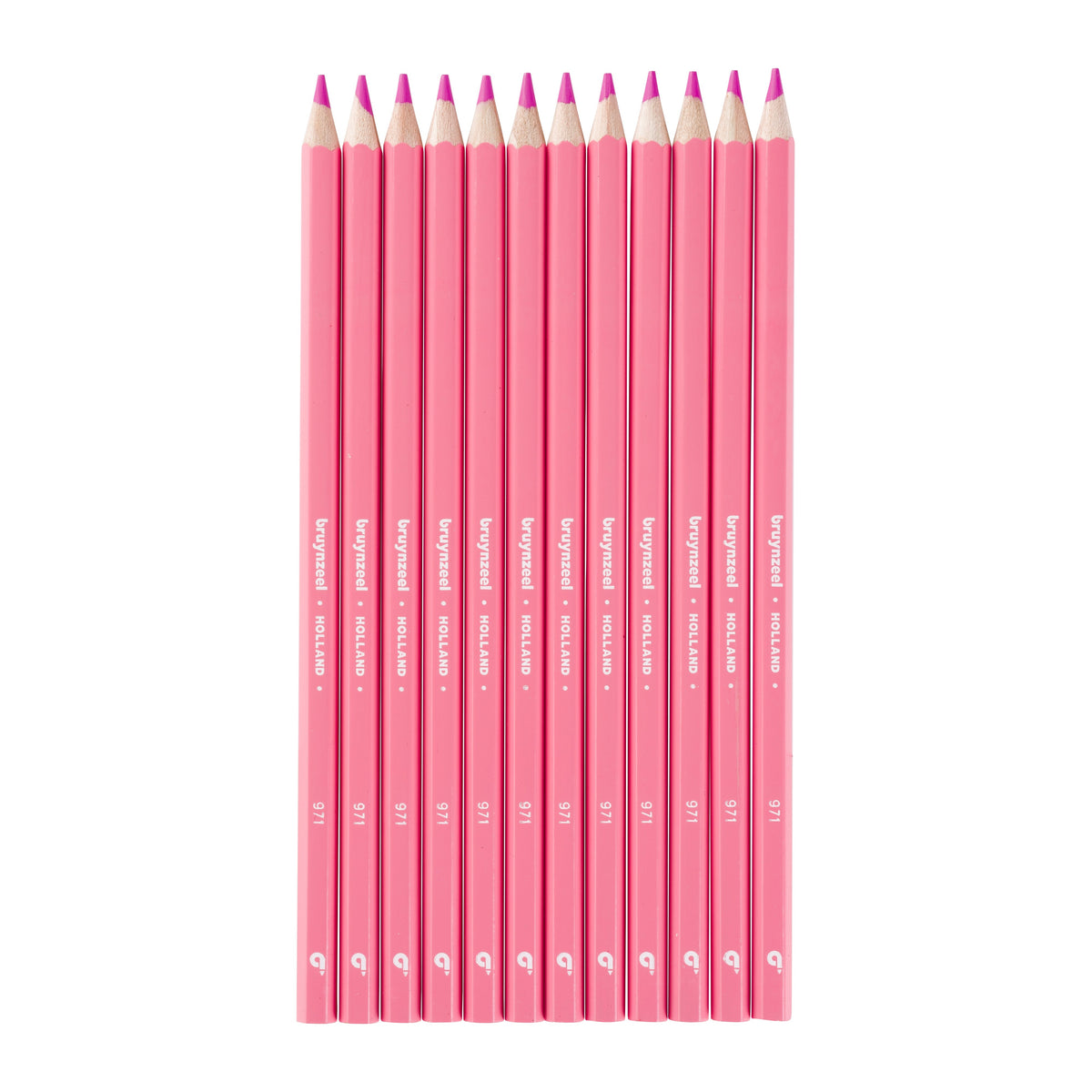 Crayons de couleur Bruynzeel Super en rose bonbon