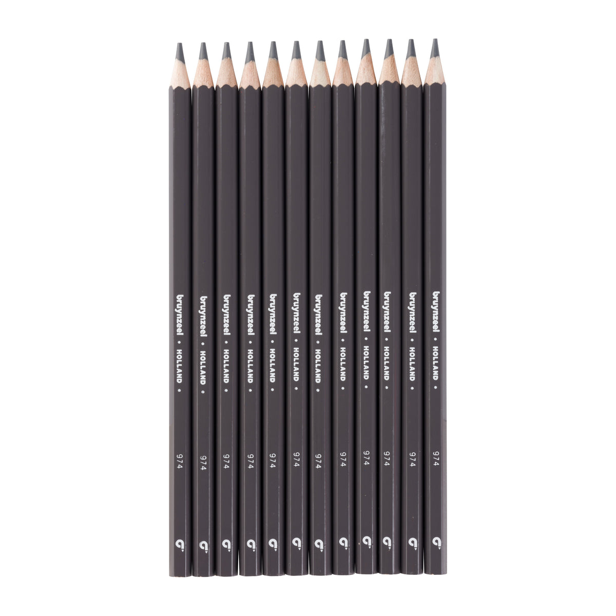 Crayons de couleur Bruynzeel Super en gris foncé
