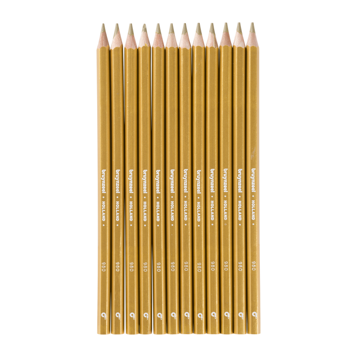 Crayons de couleur Bruynzeel Super en or