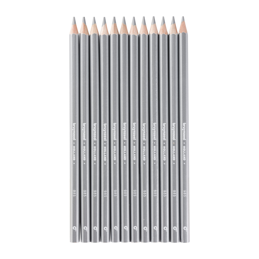 Bruynzeel Super Farbstifte in Silber 12er Set