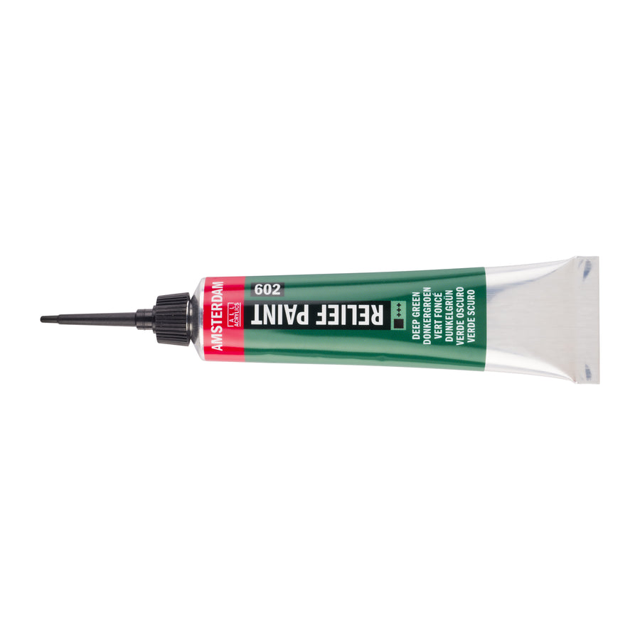 Amsterdam Relieffarbe Tube 20 ml Dunkelgrün 602