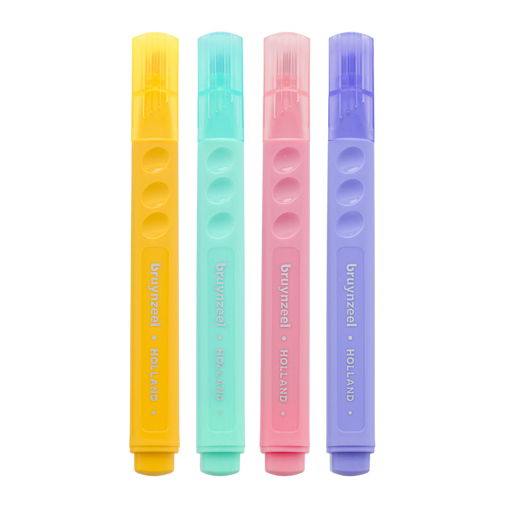 Bruynzeel Textmarker Set pastel 4 Farben Bruynzeel