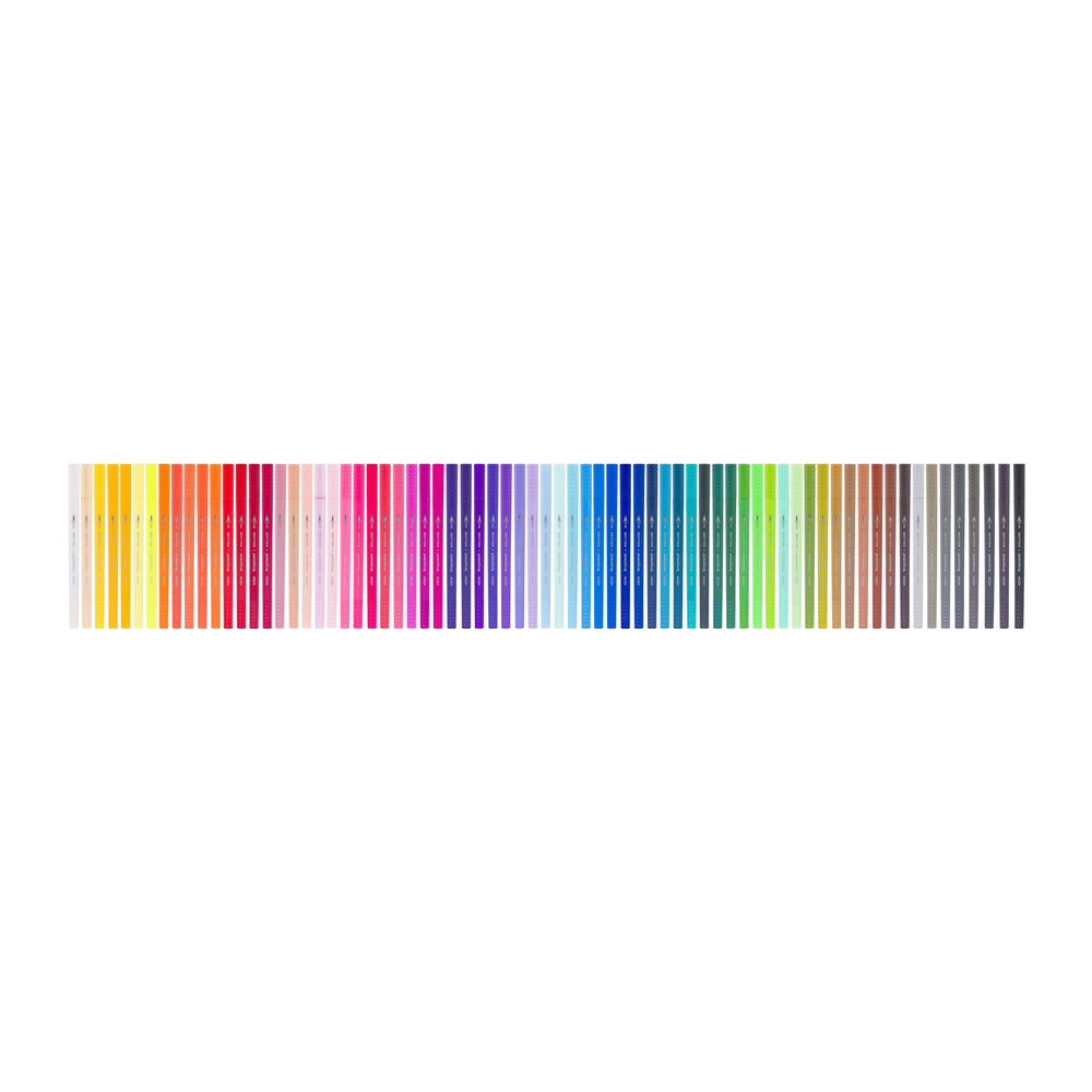Bruynzeel Creatives Fineliner/Pinselstifte Set 72 Farben Bruynzeel