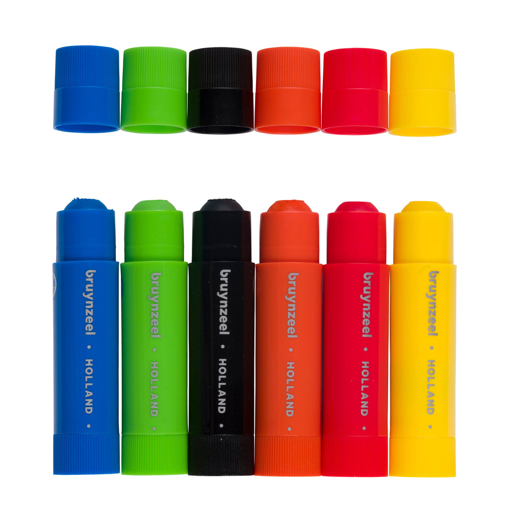 Bruynzeel Plakatfarbe-Stiftset Basic | 6 Farben Bruynzeel