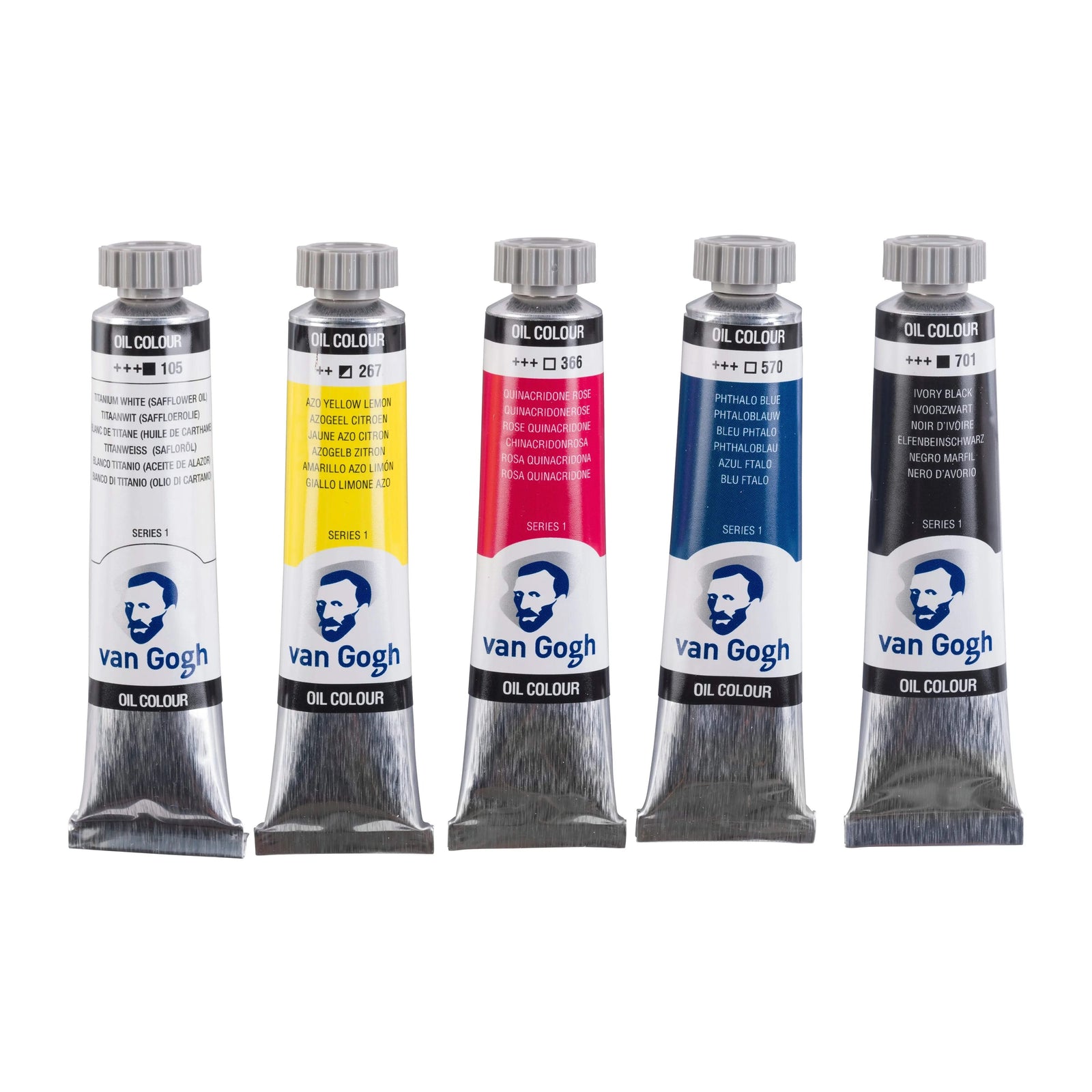 Van Gogh Ölfarben Primärfarben-Mischset | 5 x 20 ml - Kidis Art