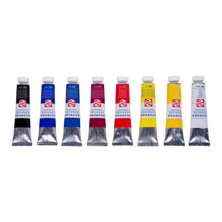 Talens Gouache Extra Fine Mischset | 8 x 20 ml Talens