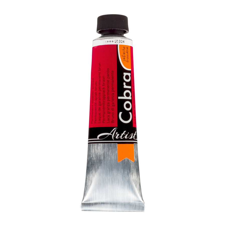 Cobra Artist Wassermischbare Ölfarbe Tube 40 ml Permanentkrapplack Braun 324