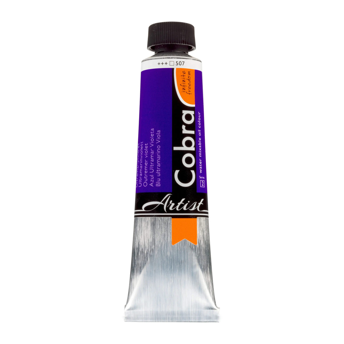 Cobra Artist Wassermischbare Ölfarbe Tube 40 ml Ultramarinviolett 507 - Kidis Art