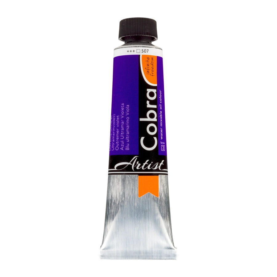 Cobra Artist Wassermischbare Ölfarbe Tube 40 ml Ultramarinviolett 507