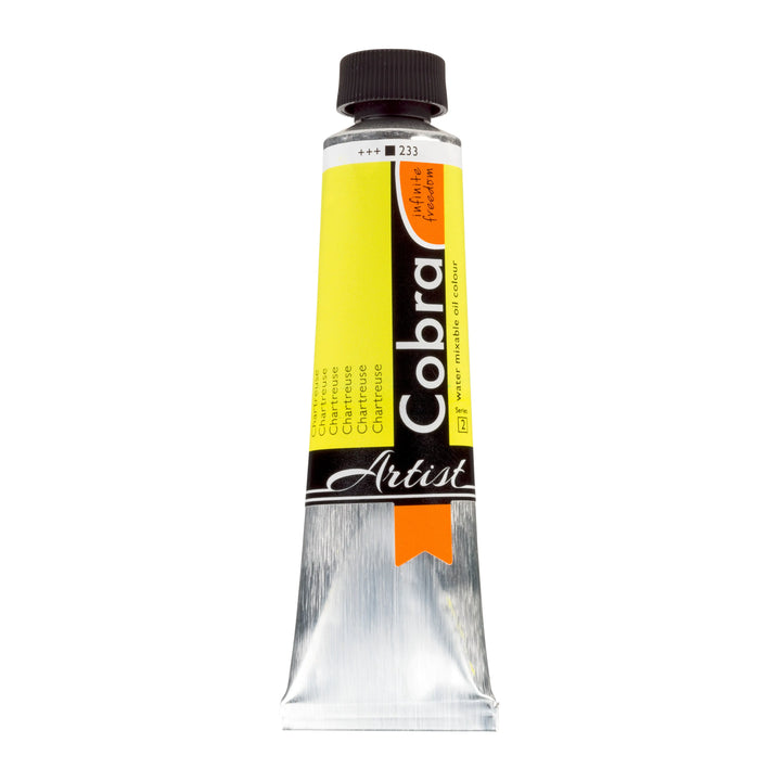 Cobra Artist Wassermischbare Ölfarbe Tube 40 ml Chartreuse 233