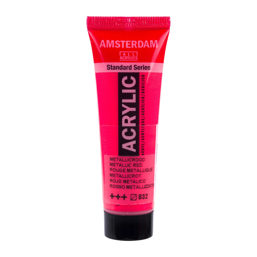 Amsterdam Standard Series Acrylfarbe Tube 20 ml Metallicrot 832