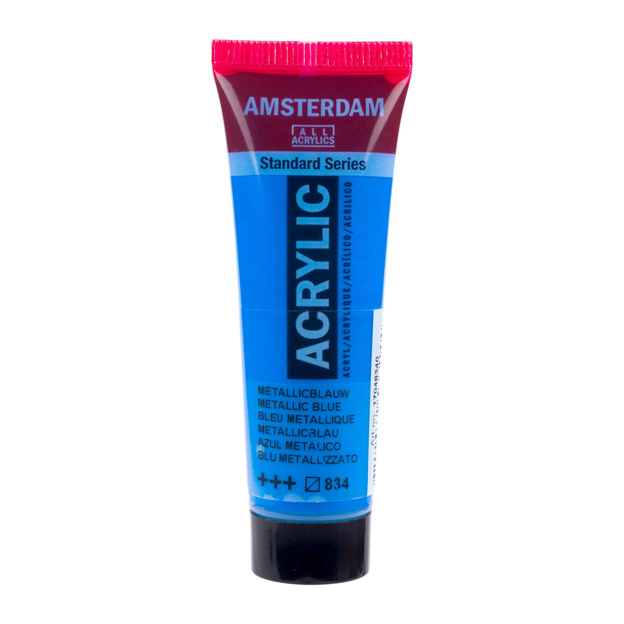 Amsterdam Standard Series Acrylfarbe Tube 20 ml Metallicblau 834