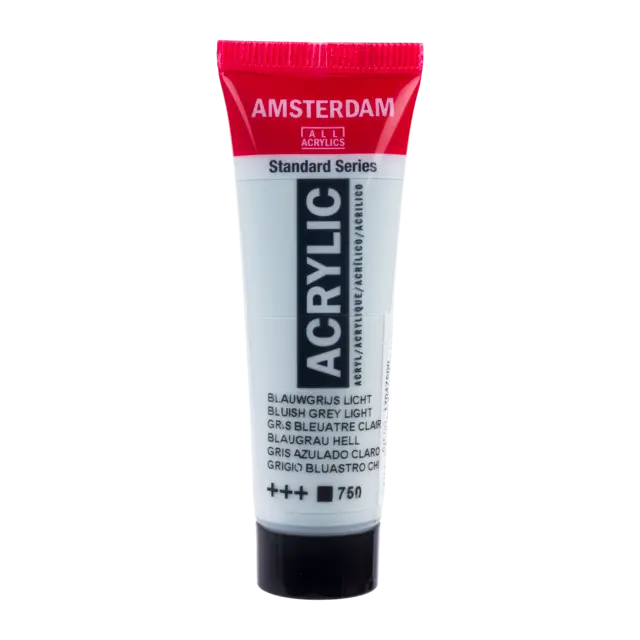 Amsterdam Standard Series Acrylfarbe Tube 20 ml Blaugrau Hell 750 - Kidis Art