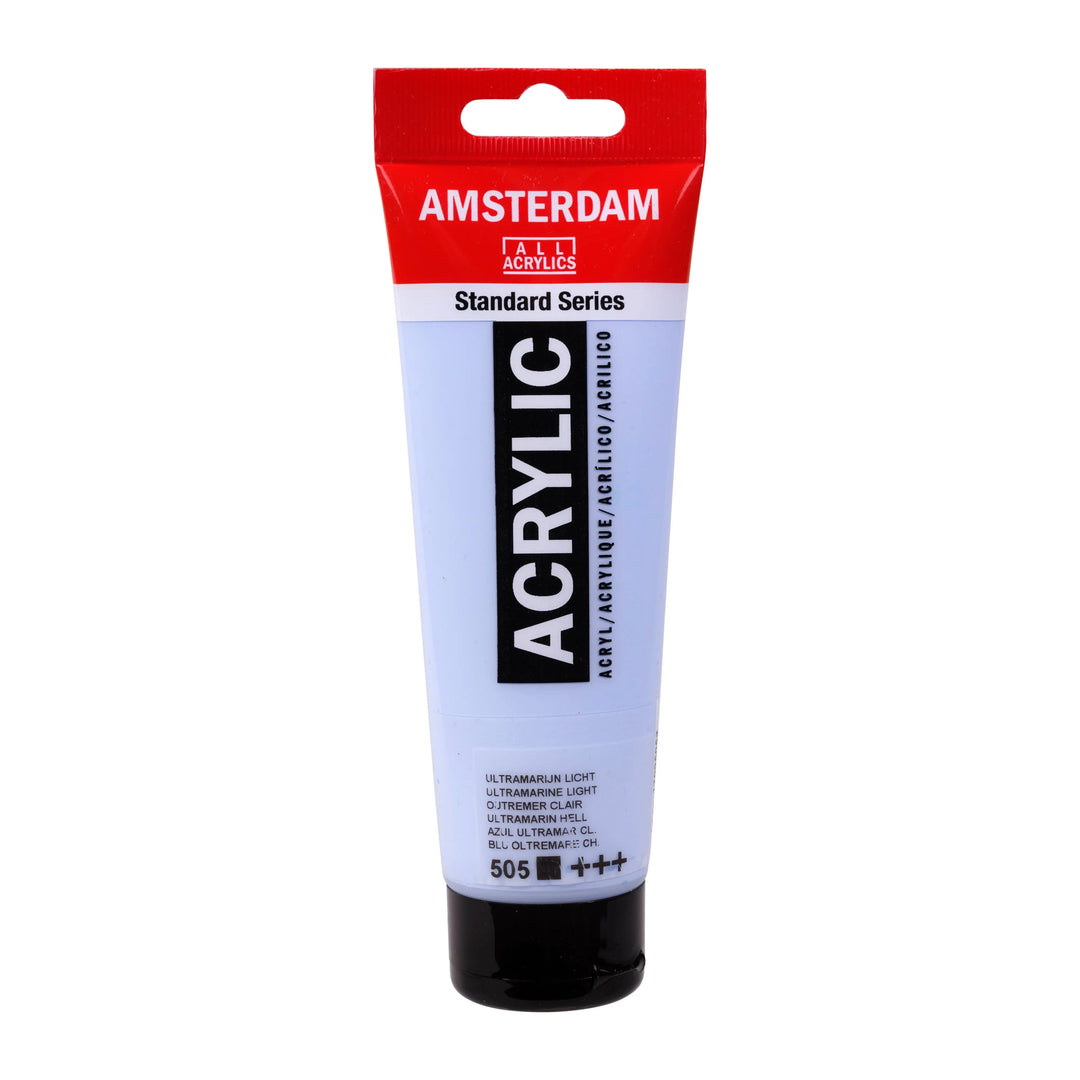 Amsterdam Standard Series Acrylfarbe Tube 120 ml Metallicblau 834 Amsterdam
