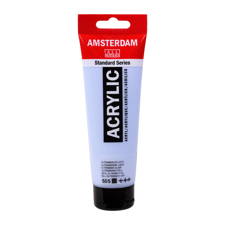 Amsterdam Standard Series Acrylfarbe Tube 120 ml Metallicblau 834 Amsterdam