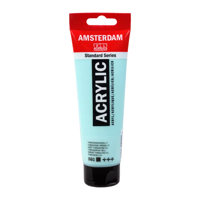 Amsterdam Standard Series Acrylfarbe Tube 120 ml Türkisgrün Hell 660