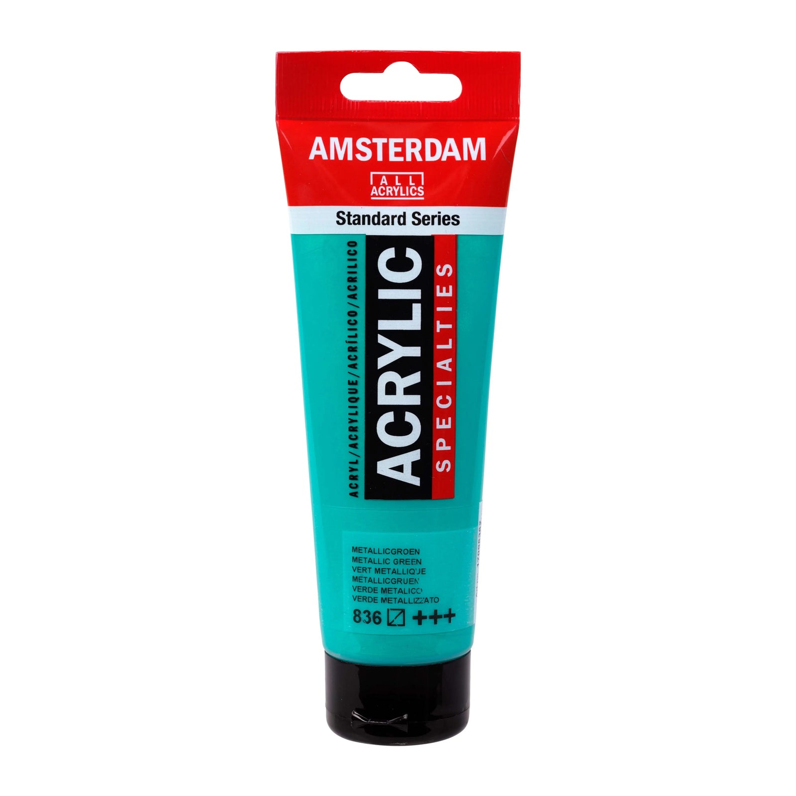 Amsterdam Standard Series Acrylfarbe Tube 120 ml Metallicgrün 836 - Kidis Art