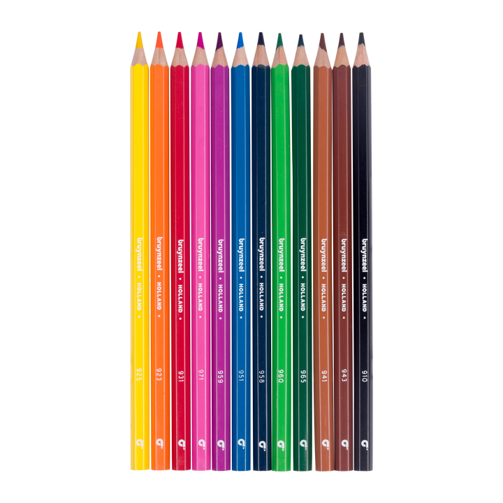 Bruynzeel Super Farbstiftdose | 12 Farben - Kidis Art