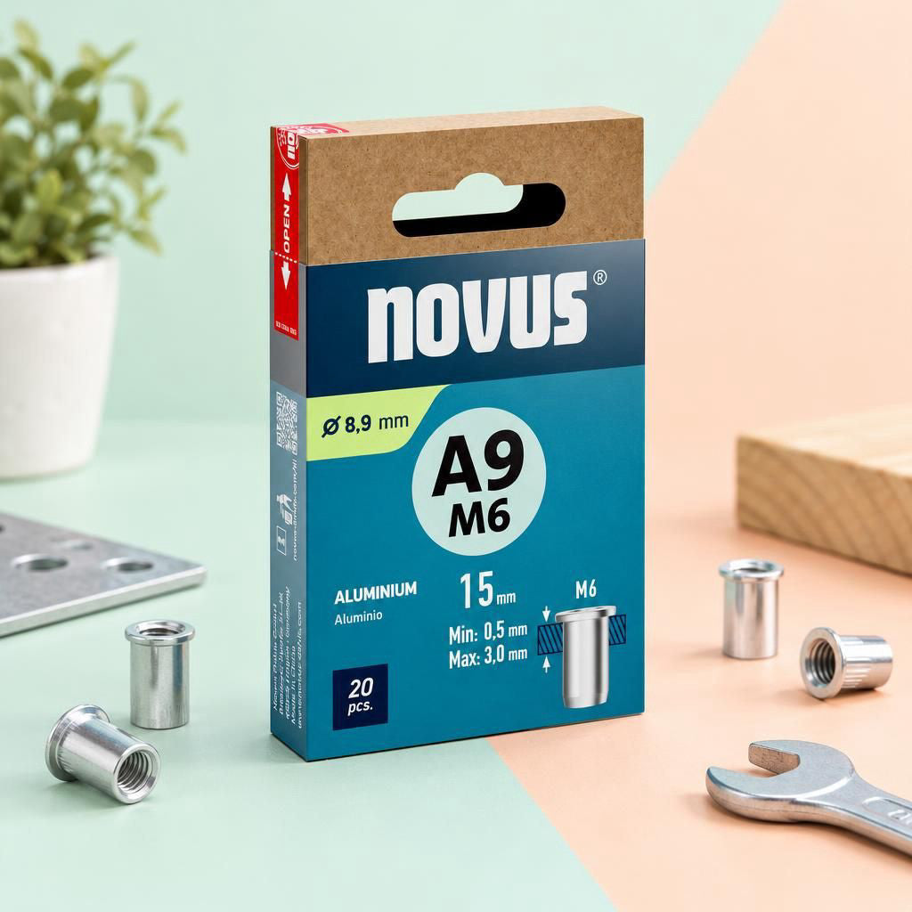 Generiert: [896bf3ee-3e7d-45f8-9bcd-b959129f84cd] Hauptbild – Blindnietmutter A9 M6