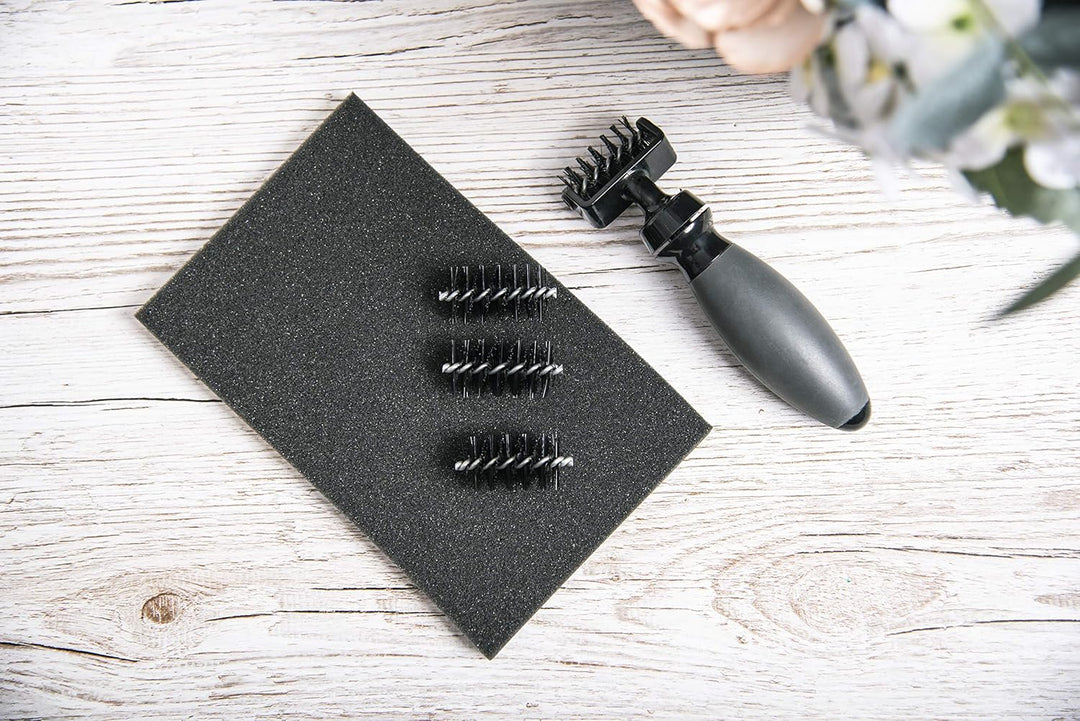 Zubehör - Stanzbürste & Schaumstoffkissen für hauchdünne Stanzformen